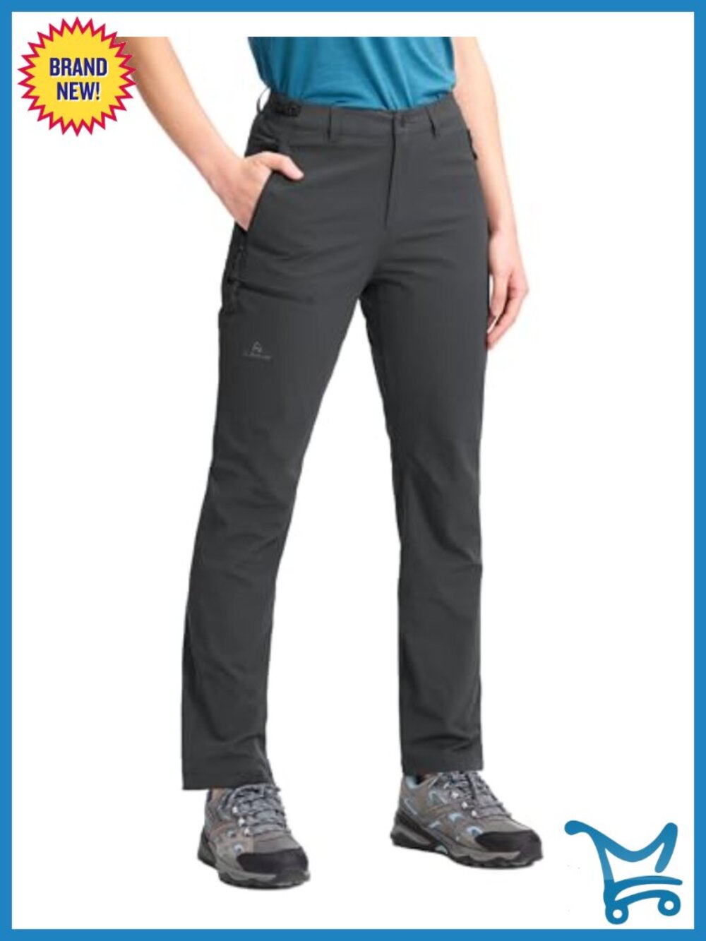 Women's Quick Dry Hiking Cargo Pants Stretch Water Resistant
